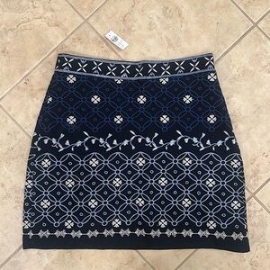 New Loft Patterned Skirt
